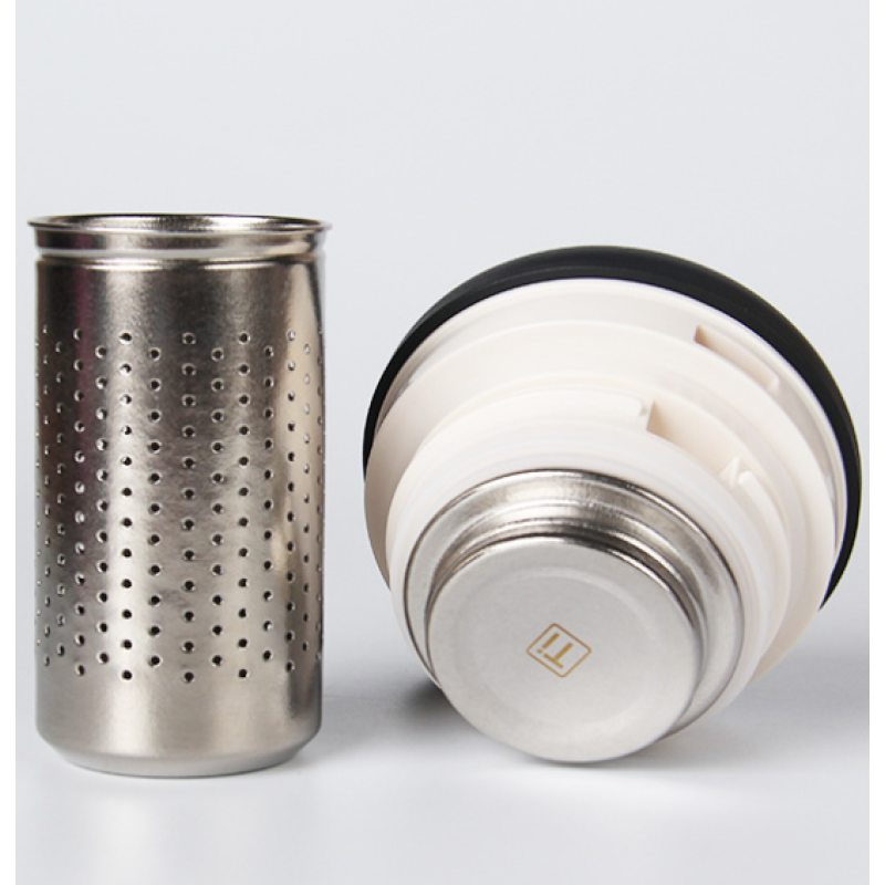High-value Thermal Coffee Tea Pot Titanium Double Wall Vacuum Insulated Cool Touch Handle Hot/Cold Large Large Capacity