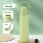 Thermal Water Bottle 500-1100ml Stainless Fast Flow Handle