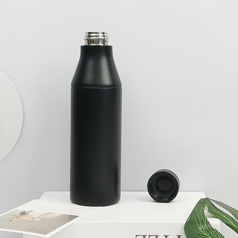 New Design 500ml Stainless Steel Custom Logo Bottle Water Cup Insulated Drinking Travel Mug with Custom Logo Wholesale
