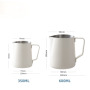 Food Grade Milk Jug 304 Stainless Steel Pitcher Sharp Spout Frothing Steaming Coffee Milk Frother Jug Milk Pitcher