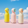 RTS Cute Animal Lid Double Wall Vacuum Insulated Stainless Steel Water Bottle Vacuum Flask Cartoon Tumbler
