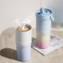 New Style 22oz Popular Long-Lasting Insulation Outdoor Vacuum Flask Stainless Steel Thermos Flask Travel Thermos Cup with Handle