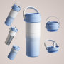 New Style 22oz Popular Long-Lasting Insulation Outdoor Vacuum Flask Stainless Steel Thermos Flask Travel Thermos Cup with Handle