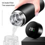 Beeman 500ml Digital Thermos Bottle Stainless Steel Insulated for Hot Drinks for Back to School and Christmas