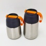 Leakproof Soup Containers Double Wall Stainless Steel Vacuum Insulated Portable Lunch Box With Folding Spoon