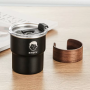 Single Wall 300ml Stainless Steel Insulate Mug Stackable Pint Cup Eco-Friendly Reusable Beer Coffee Tea Cup Wholesale
