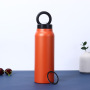 Adjustable Magnetic Wireless Water Bottle Phone Holder 24oz Stainless Steel Vacuum Sports Bottle With Cell Phone Holder