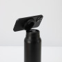 Adjustable Magnetic Wireless Water Bottle Phone Holder 24oz Stainless Steel Vacuum Sports Bottle With Cell Phone Holder
