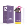 Portable 304 Stainless Steel Child Bottle 12 Ounce Vacuum Flask Cups Kids Water Bottles
