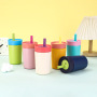 Kids Tumbler with Straw 12 oz Stainless Steel Double Wall Vacuum Insulated Tumbler Cup with Leak Proof Lid Sweat-Free