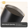 9oz 16oz 316 Stainless Steel Insulated Coffee Tumbler with Dual Drinking Lid Travel Mug