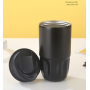 9oz 16oz 316 Stainless Steel Insulated Coffee Tumbler with Dual Drinking Lid Travel Mug