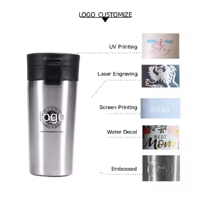 380ml 500ml Stainless Steel Vacuum Thermos Cup Portable Drinkware for Children Outdoor