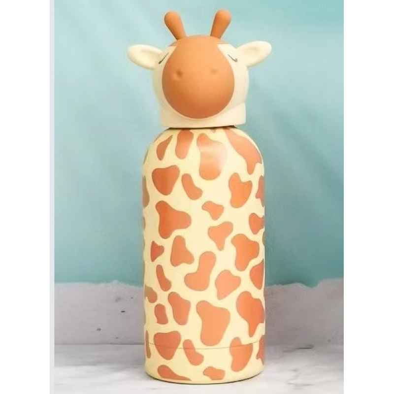 Wholesale Price Leak Proof Print Logo Flask Leak Proof Small Mouth 350ml 500ml Stainless Steel Double Wall Water Bottle