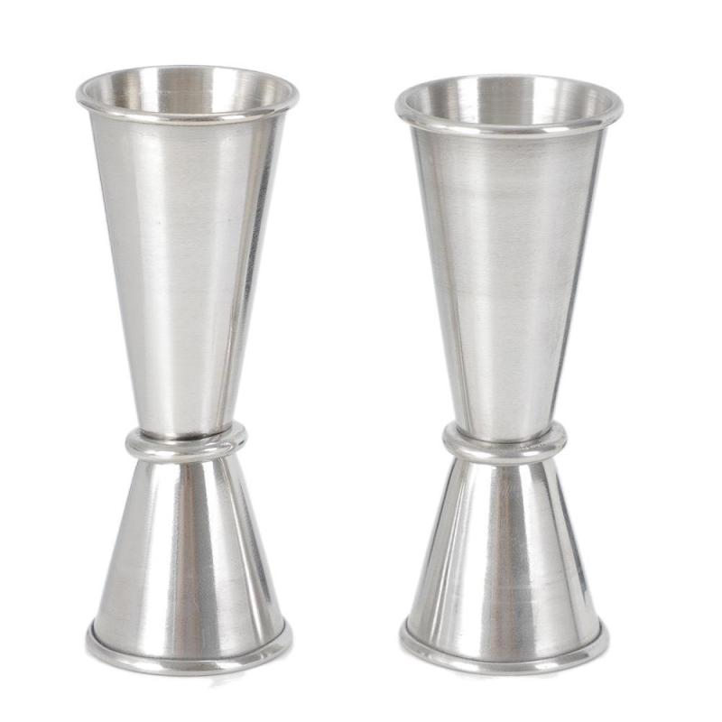 Rolled Edge Stainless Steel Double-Ended Bar Measure Bartender Cup Bartender Bartending Ensign Measuring