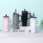 Customized Logo Bulk Thermal Insulation Tumblers Spill Proof Double Wall Stainless Steel SUS316 Modern Vacuum Coffee Travel Cups