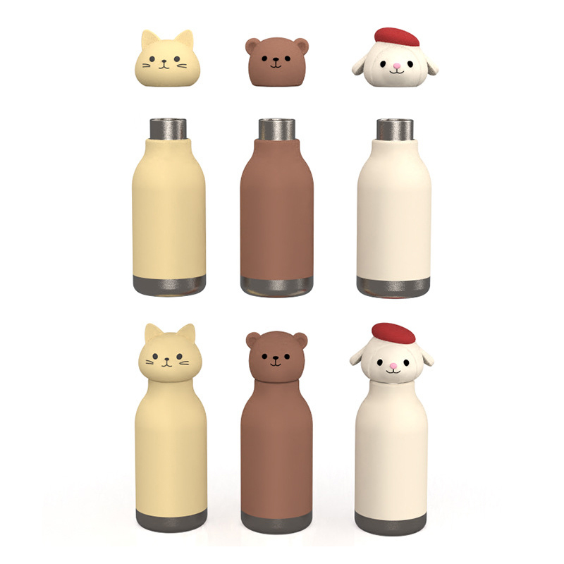 Eco-Friendly Silicone 304 SS Kids Thermos Replacement Lid