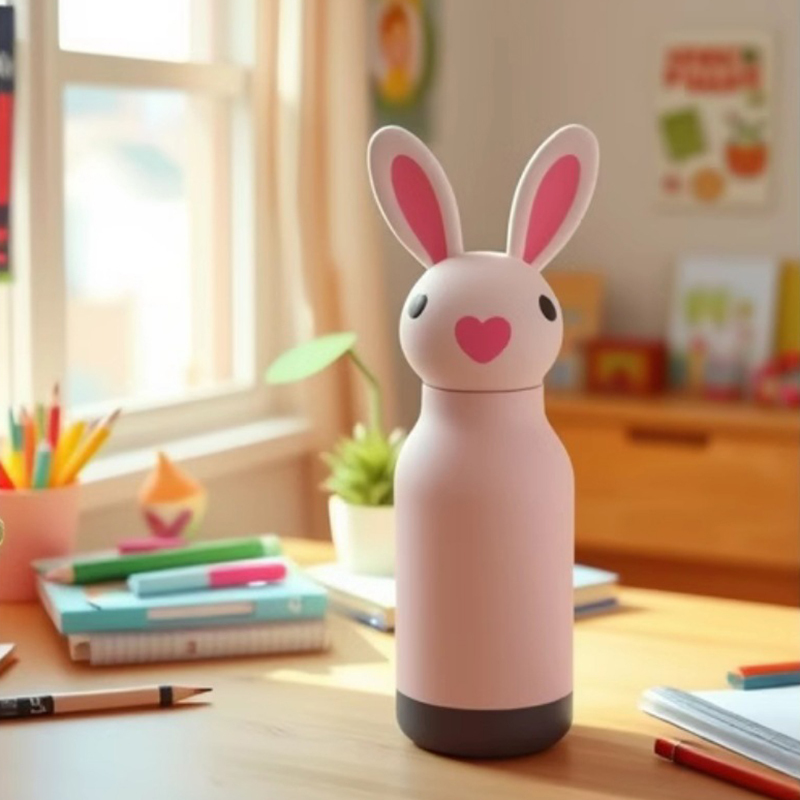 Eco-Friendly Silicone 304 SS Kids Thermos Replacement Lid