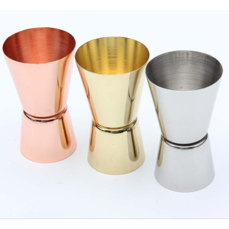Hot Sales Custom 304 Stainless Steel Wine Jigger Metal Barware for Cocktail for Home Kitchen Travel Party Wedding Christmas