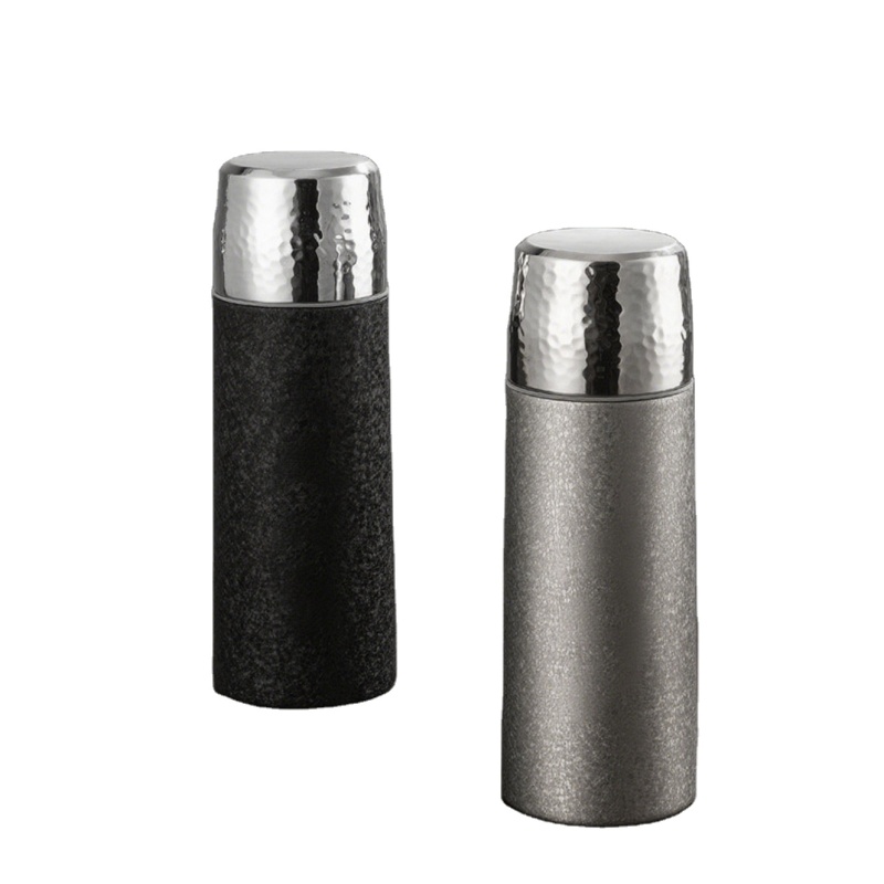 Custom Tumbler with Logo Pure Titanium Bottle Thermos Cup  Health Tea Cup Strainer Business Gift Box 500ML
