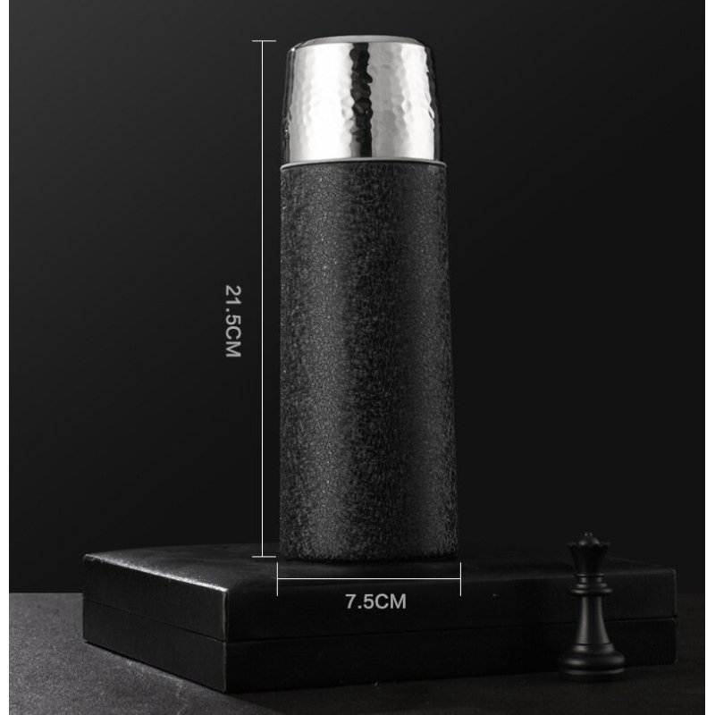 Custom Tumbler with Logo Pure Titanium Bottle Thermos Cup  Health Tea Cup Strainer Business Gift Box 500ML