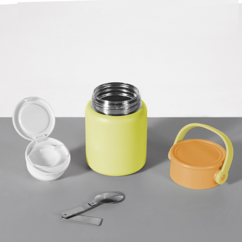 2025 Private Mold Large Capacity Thermal Food Jar - 304 Stainless Steel Portable Cooking Thermos