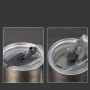 Double-Layer Insulated Pure Titanium Beer Cup Wide-Mouth Portable Cup for Camping  Light Weight Coffee Cup