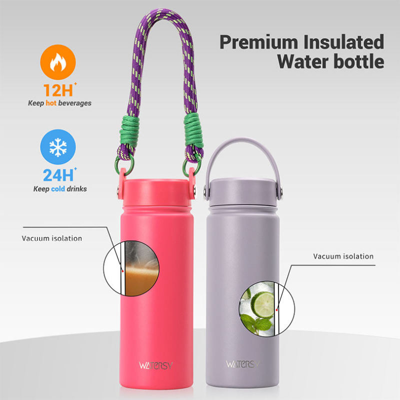 Best Selling 18oz Stainless Steel Vacuum Insulated Children's Cup Wide Mouth Eco-Friendly Back School Gym Sports Car Use Hand