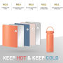 Best Selling 18oz Stainless Steel Vacuum Insulated Children's Cup Wide Mouth Eco-Friendly Back School Gym Sports Car Use Hand