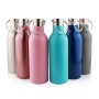 500ml Double Wall Stainless Steel Water Bottle with Metal Handle Gym Sports Bottles Drinking Purpose