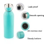 500ml Double Wall Stainless Steel Water Bottle with Metal Handle Gym Sports Bottles Drinking Purpose