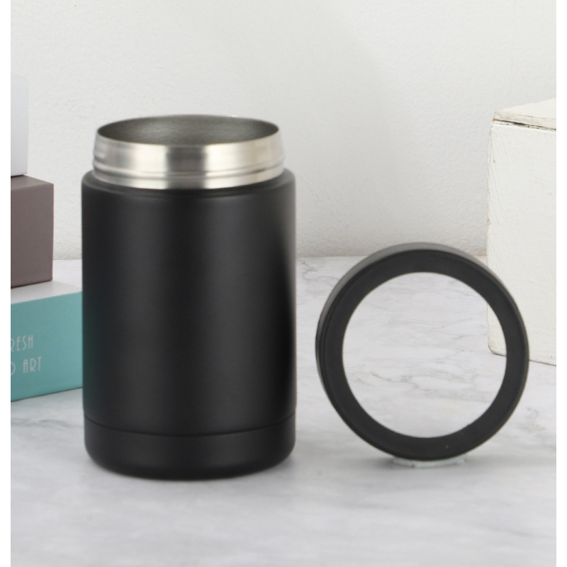Custom Logo 12oz Double Wall Vacuum Insulated 304 Stainless Steel Can Cooler for Beer&Wine Classic Design Can Cooler