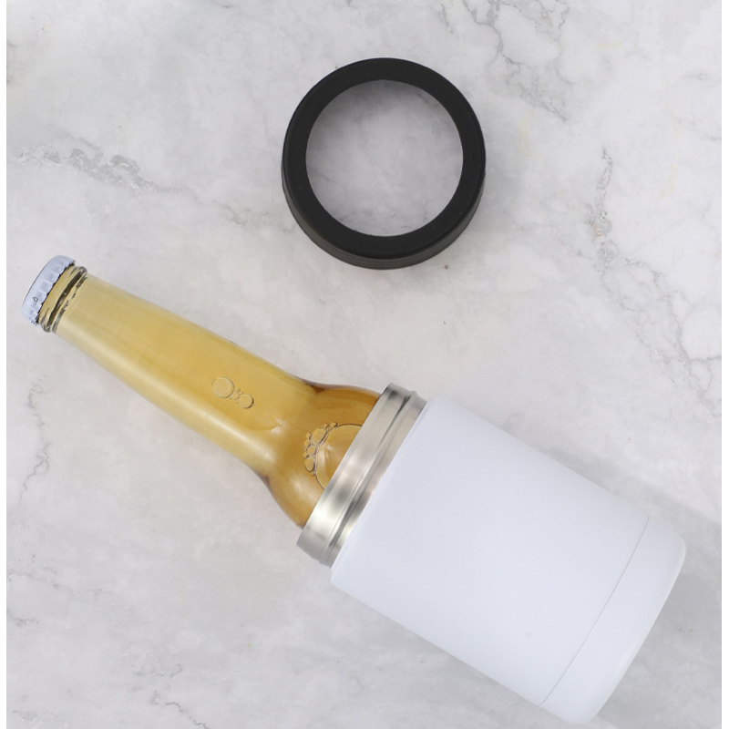 Custom Logo 12oz Double Wall Vacuum Insulated 304 Stainless Steel Can Cooler for Beer&Wine Classic Design Can Cooler