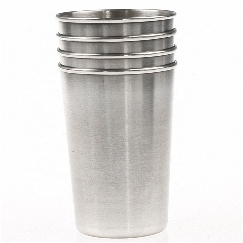 Manufacturing 1oz 2oz Shot Cup Stainless Steel Shot Glass Set in a Black Leather Case