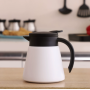680ml Metal Material Insulated Coffee Pot High Value Double Wall Vacuum Warm Water Kettle Office Mini Coffee Maker Household