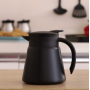 680ml Metal Material Insulated Coffee Pot High Value Double Wall Vacuum Warm Water Kettle Office Mini Coffee Maker Household