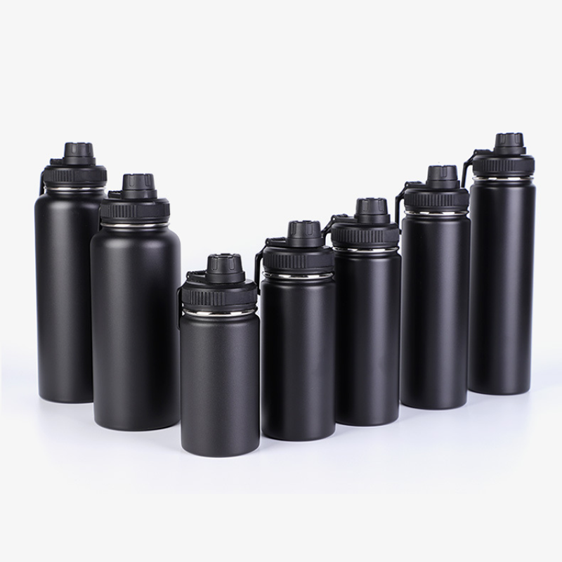 Custom LOGO Stainless Steel Thermos Water Bottle 1 Liter Vacuum Flask Eco-friendly Drinking Water Bottles