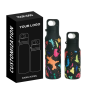 Customization Color Eco-Friendly Tumbler 420ml 630ml Portable Vacuum Sports Flask Double Wall Vacuum Insulation with Lock Lids