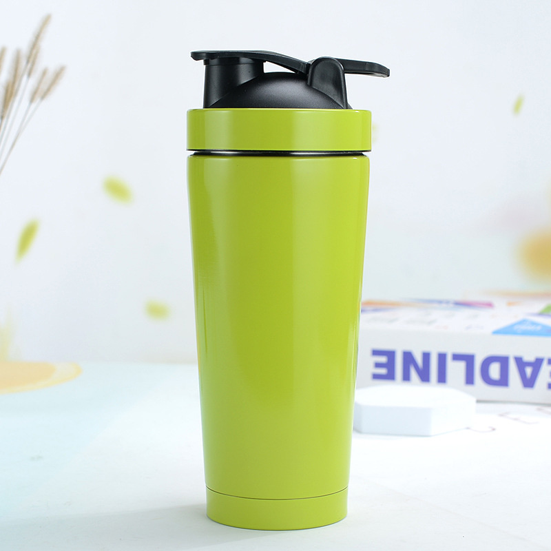 Factory Wholesale 26 oz Protein  Shakers Bottle Insulated Stainless Steel Shaker Bottles Insulated Cup with Wire Whisk