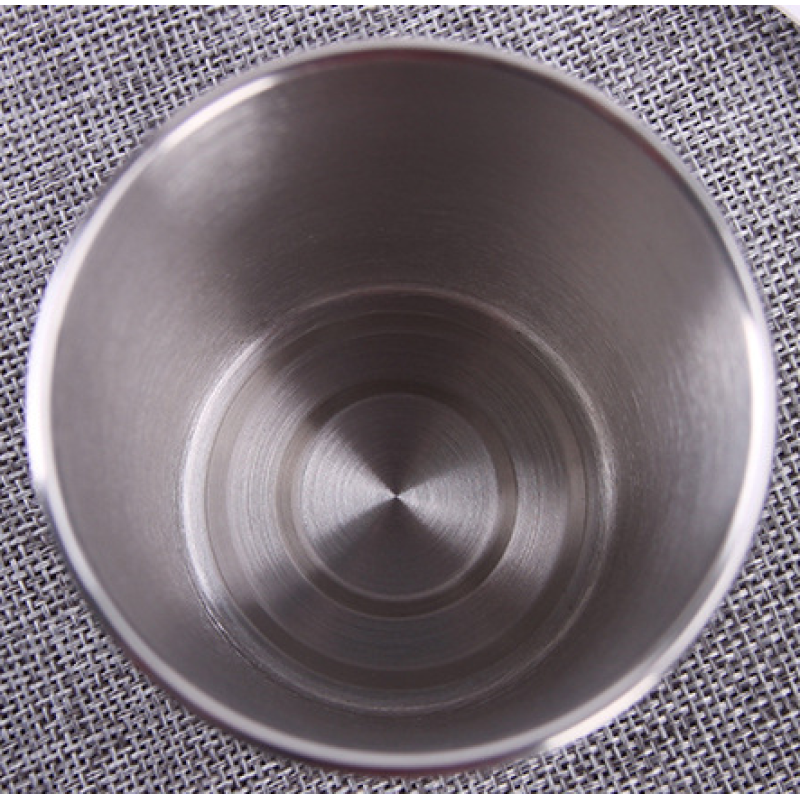 Custom Single-Layer 304 Stainless Steel Crimped Beer Mug Portable Office Coffee Cup Convenience United States Europe