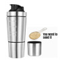 20oz Insulated Stainless Steel Shaker Cup for Fitness Gym Sports Direct Drinking School Bicycle Water Bottle Shaker Bottles