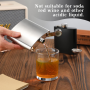 OEM Portable Mini Stainless Steel Flask 6oz/7oz/8oz Square Hip Flask Wooden Body Leather Wrap for Whisky Alcohol Wine Drinking