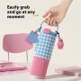 750ml  Stainless Steel Vacuum Insulated Portable Straw Cup for Business Gifts