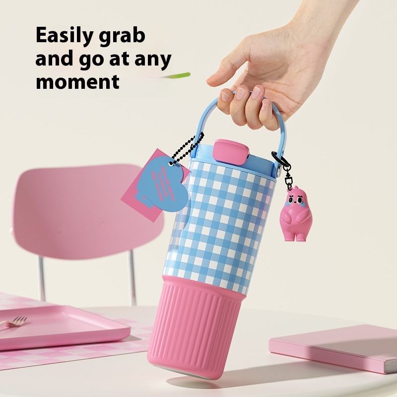 750ml Stainless Steel Vacuum Insulated Portable Straw Cup for Business Gifts