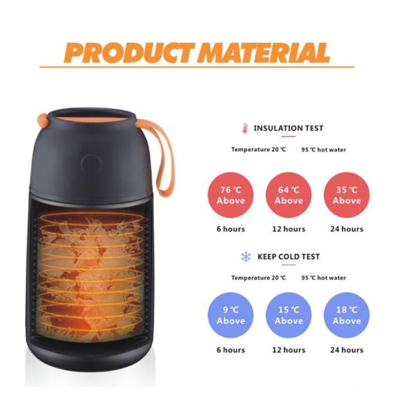 Stainless Steel Insulated Thermo Food Jar for Hot & Cold Food Kids Adult 17 oz 25 oz Soup Thermal Hot Food Containers for Lunch