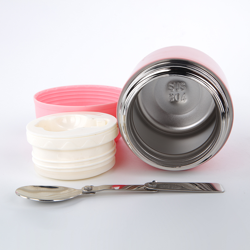 Wholesale 450ml Double Wall Stainless Steel Thermos Vacuum Food Jar Food Flask Travel School Kid Thermal Soup Container