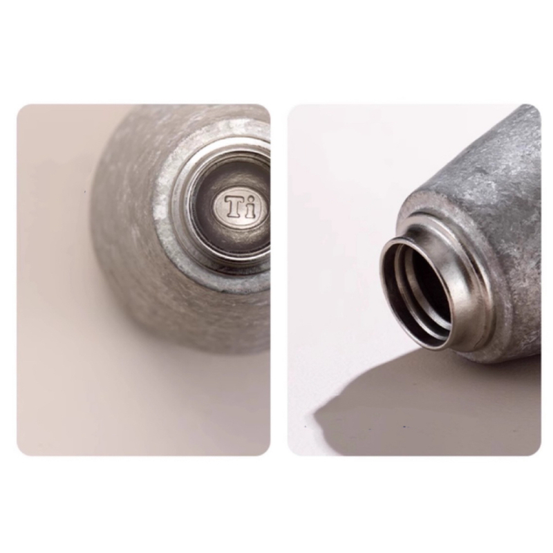 In Stock Pure Titanium Thermal Cup for Women Portable Travel 330ml Water Bottle Novelty Gifts
