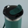 350ml 500ml 304 Stainless Steel Thermal Coffee Cup Vacuum Insulated Travel Mug  with Lid and Hand Strap