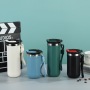 350ml 500ml 304 Stainless Steel Thermal Coffee Cup Vacuum Insulated Travel Mug  with Lid and Hand Strap