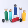 Customized 500ml 600ml 750ml Gym Sport Stainless Steel Water Flask Vacuum Insulated Thermos Bottle with Various Lids for Travel